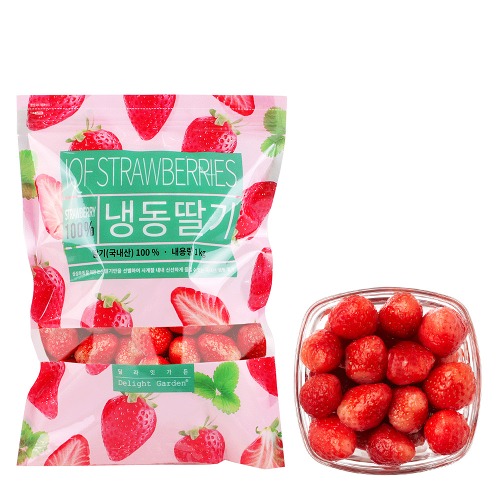딜라잇가든 냉동 딸기(국내산) 1kg